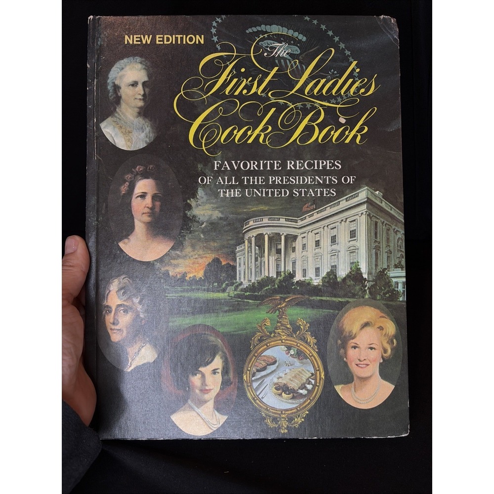 VTG The First Ladies Cook Book 1965 Hardcover White‎ House President Recipes